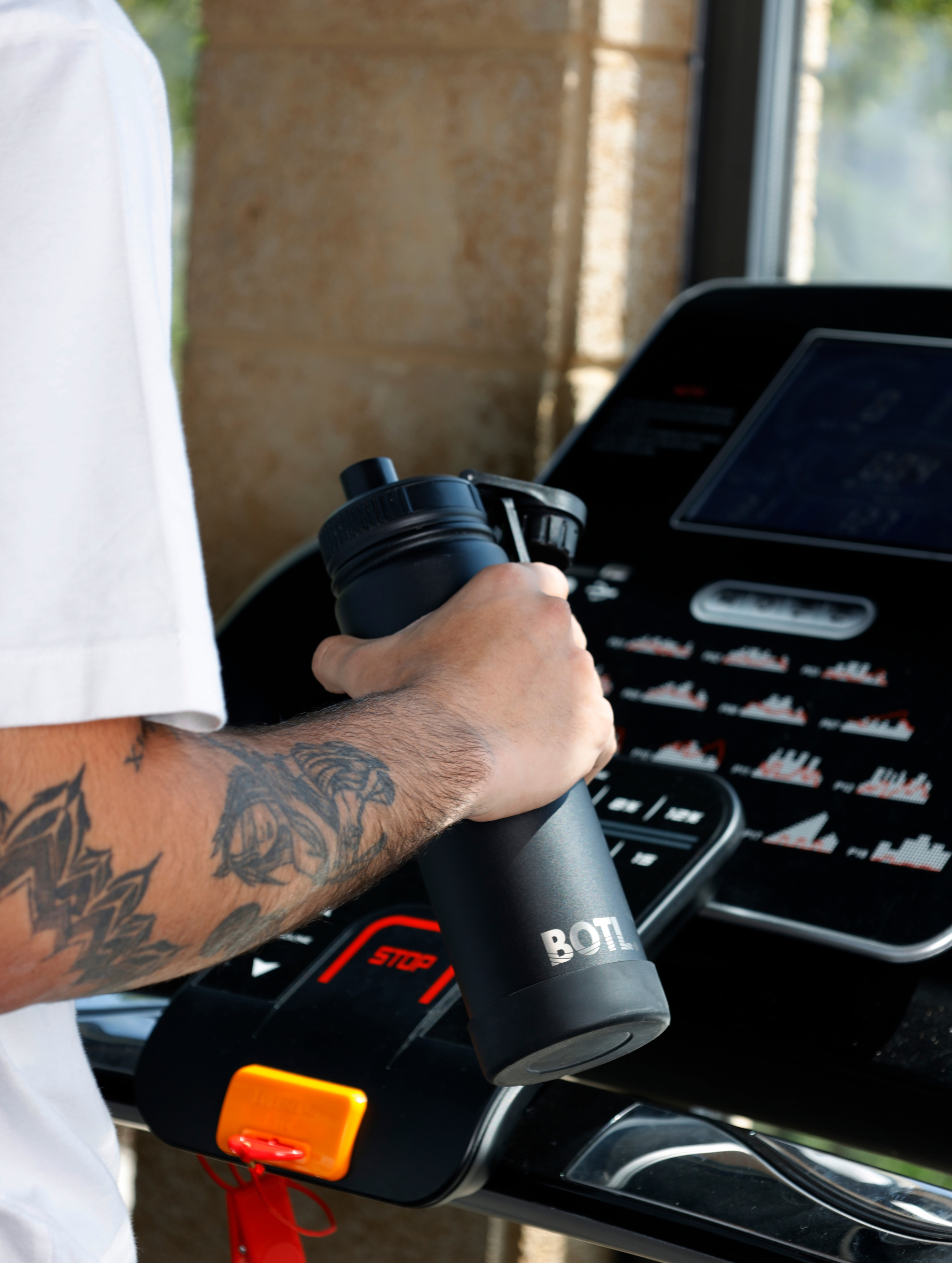 Dark Black WideMouth BOTL. (21 Oz,620 ml, Powder Coated)