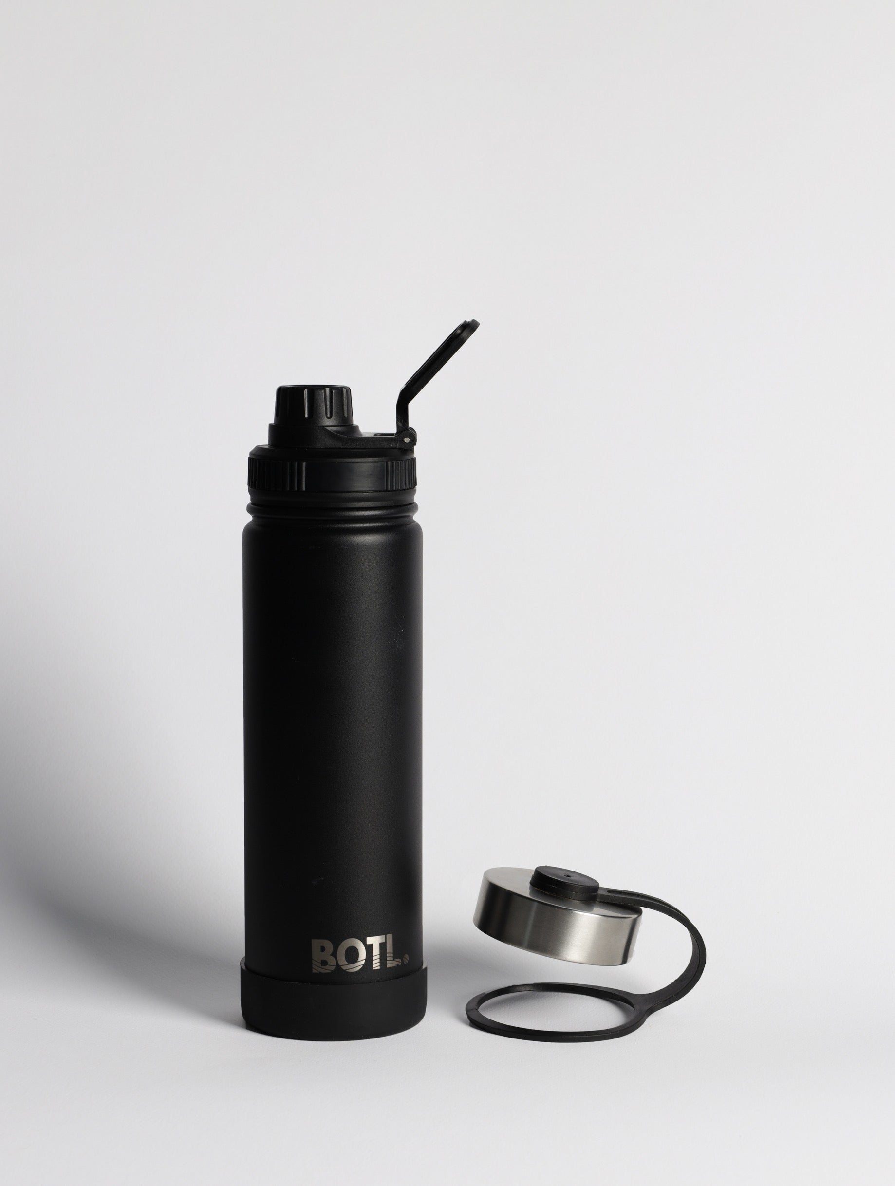 Dark Black WideMouth BOTL. (21 Oz,620 ml, Powder Coated)